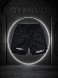 Gymshark Double-Layer Shorts — Black