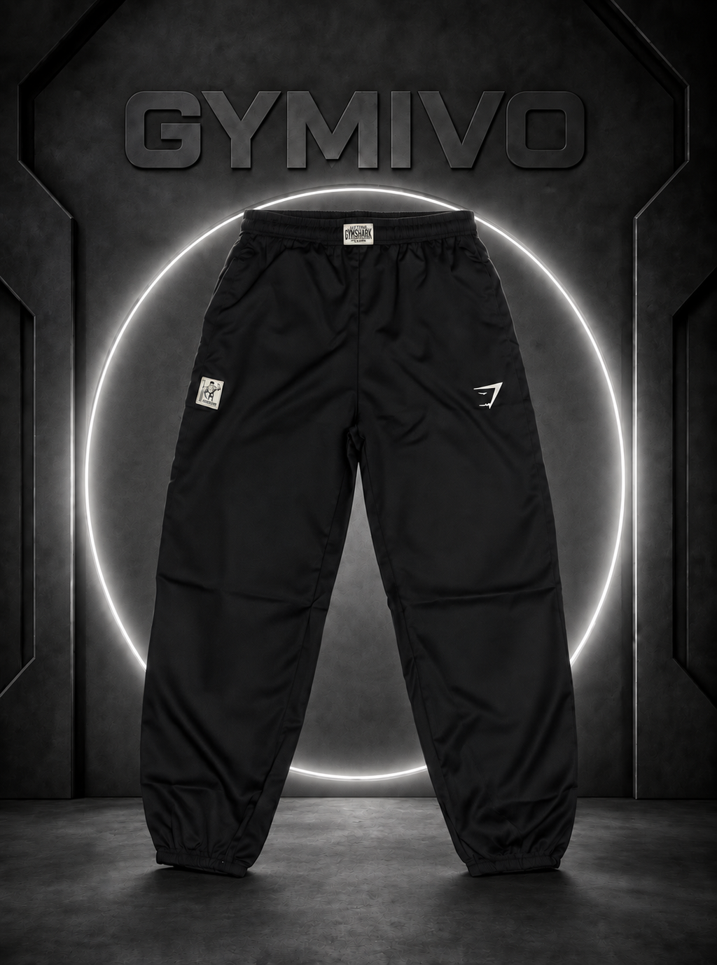 Gymshark Premium Cotton Joggers — Black