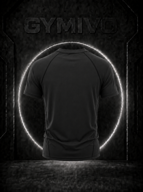 GYMIVO Phantom Graphic T-Shirt — Black