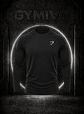 Gymshark Long Sleeve Cotton T-Shirt — Black
